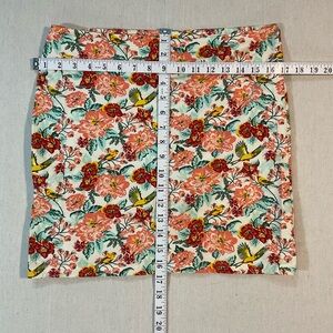 COPY - Mini Skirt with colours of red, yellow and orange, large,A+